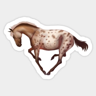 Brown Leopard Appaloosa Horse Rdr2 Sticker